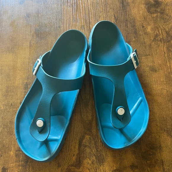 Birkenstock Shoes - Birkenstock Gizeb Eva Turquoise